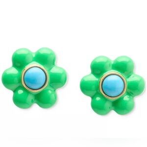 NWT! Kate Spade Pedal Puff Stud Earrings